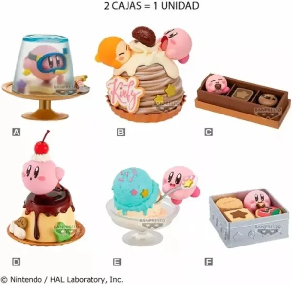 Figura banpresto kirby paldoce collection vol.3 unidad aleatoria