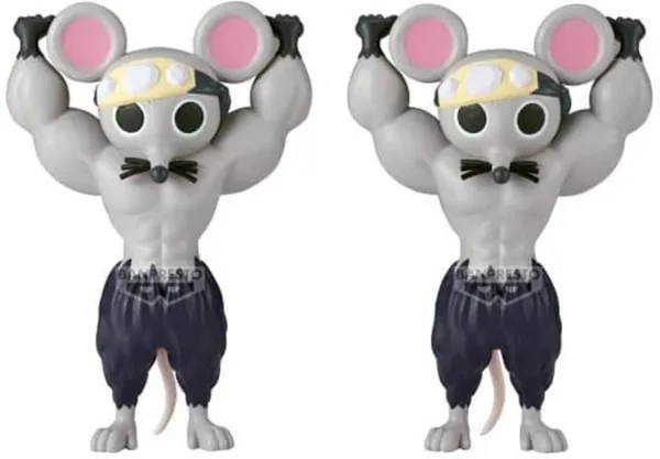 Figura banpresto demon slayer kimetsu no yaiba fl muscular mice 9cm