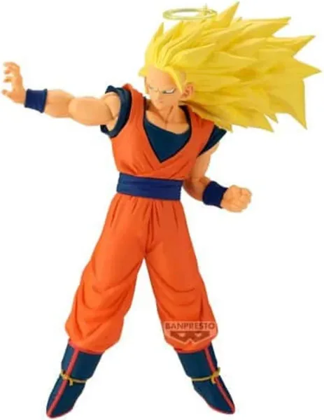 Figura banpresto dragon ball z match makers super saiyan 3 son goku 17cm