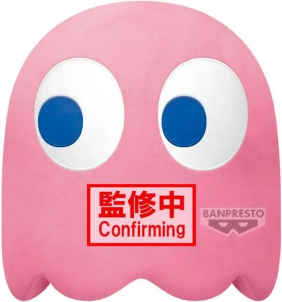 Peluche banpresto pac - man super big plush pinky 31cm