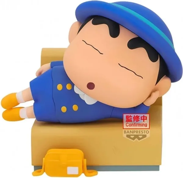 Figura banpresto crayon shinchan nakayoshi memories let's go to kindergarten with bochan shinnosuke 7cm