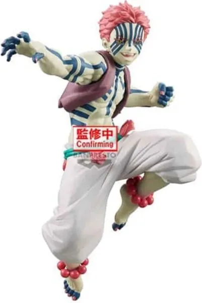Figura banpresto demon slayer kimetsu no yaiba vibration stars limited akaza 13cm