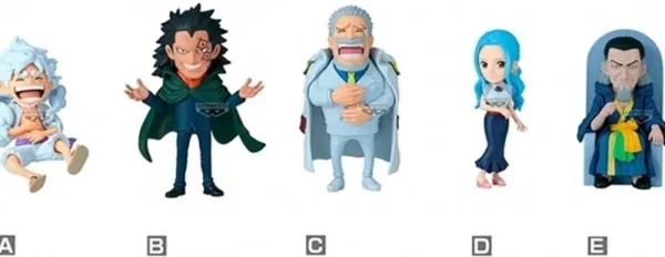 Figura banpresto one piece world collectable figure parent child bloodline 1 12 unidades 7cm