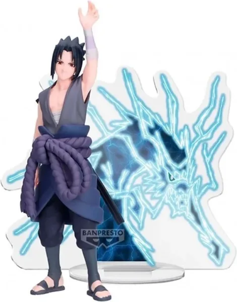 Figura banpresto naruto shippuden panel spectacle lightning from heaven sasuke uchiha 13cm