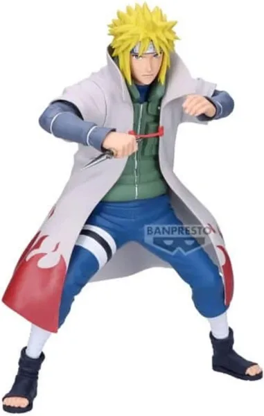 Figura banpresto naruto shippuden grandista minato namikaze 23cm