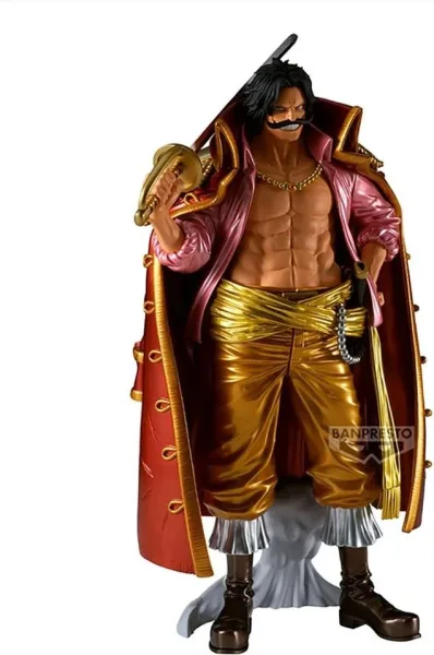 Figura banpresto one piece premium gol d.roger [the metallic] 30cm