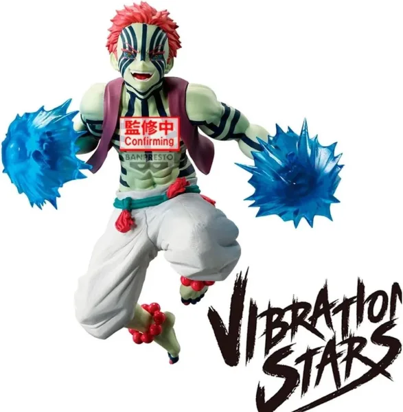 Figura banpresto demon slayer kimetsu no yaiba vibration stars plus akaza 16cm