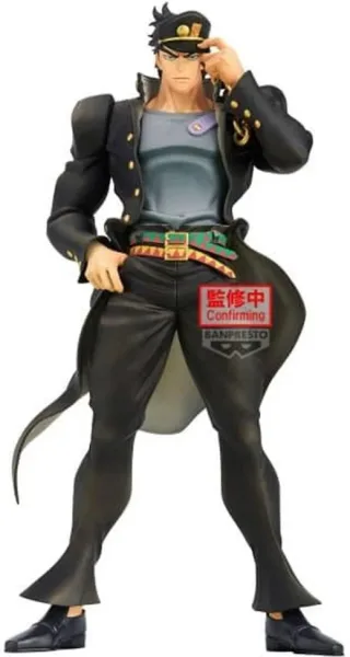 Figura banpresto jojo's bizarre adventure stardust crusaders mometria jotaro kujo 22cm