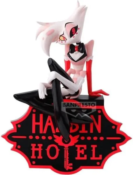 Figura banpresto hazbin hotel monitor top angel dust (ver.a) 16cm