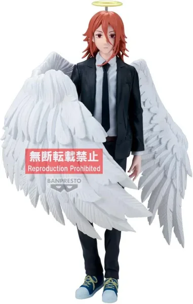 Figura banpresto chainsaw man -  the movie: reze arc vibration stars angel devil 19cm