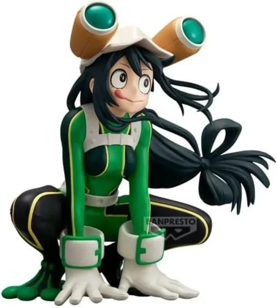 Figura banpresto my hero academia glitter & glamours tsuyu asui 14cm