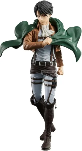 Figura banpresto shingeki no kyojin ataque a los titanes grandista levi 27cm
