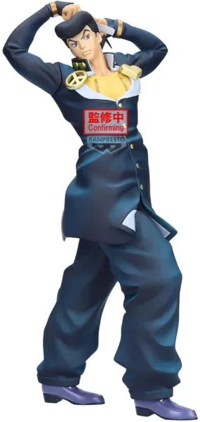 Figura banpresto jojo's bizarre adventure: diamond is unbreakable mometria josuke higashikata