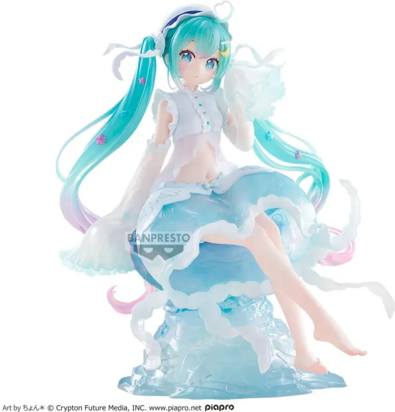 Figura banpresto hatsune miku banpresto evolve clearluxe jellyfish 20cm