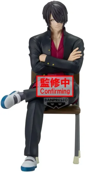 Figura banpresto gintama mr.ginpachi's zany class desk figure shinsuke takasugi