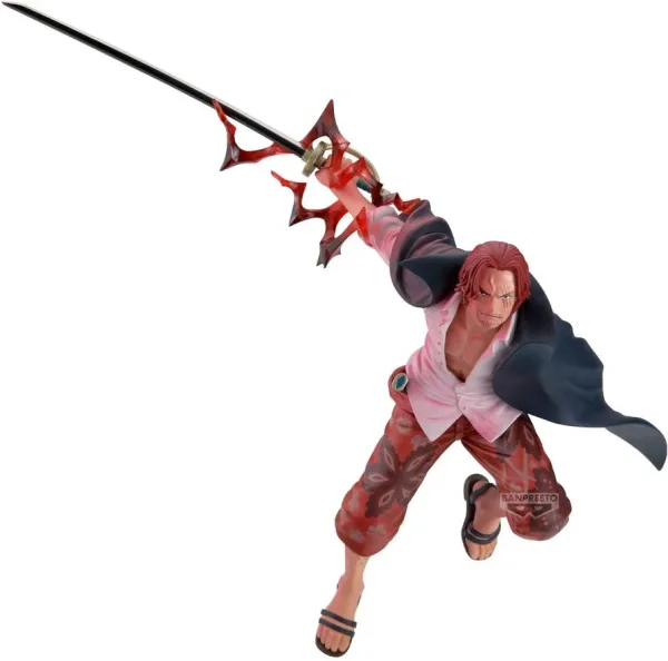 Figura banpresto one piece battle record collection shanks special ver.