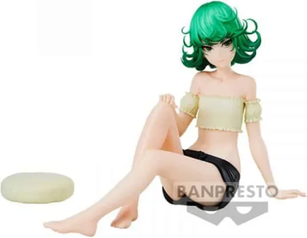 Figura banpresto one punch man relax time terrible tornado 10cm
