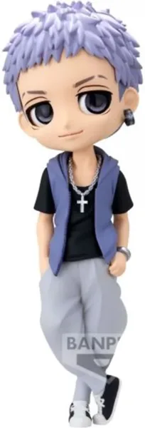 Figura banpresto q posket tokyo revengers takashi mitsuya plain clothes ver.a 14cm