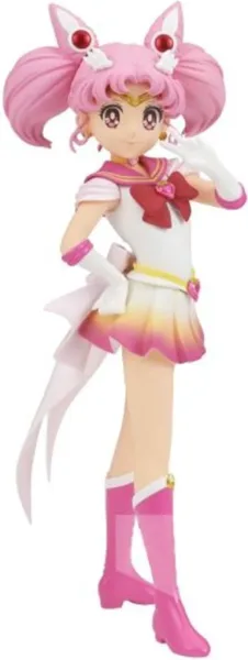 Figura banpresto pretty guardian sailor moon eternal glitter & glamorous super sailor chibi moon ver.a 17cm