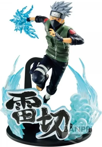 Figura banpresto naruto shippuden vibration stars kakashi hatake special version 21cm