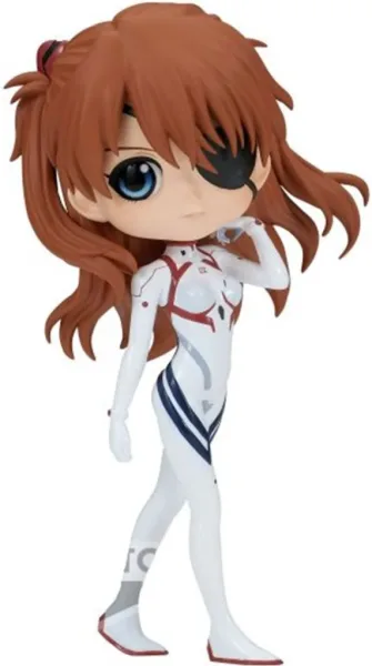 Figura banpresto q posket evangelion : 3.0+1.0 plugsuit style asuka shikinami langley ver.a 14cm