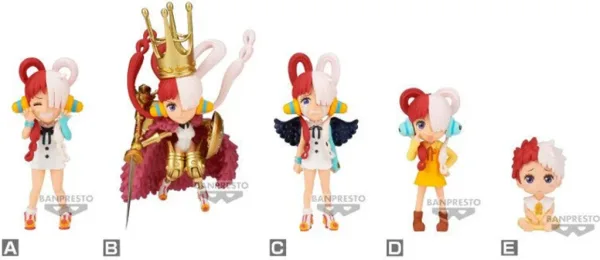 Figura banpresto one piece film red world collectable figure uta collection 7cm
