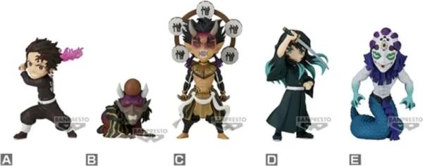Figura banpresto demon slayer kimetsu no yaiba world collectable vol.13 1 unidad aleatoria
