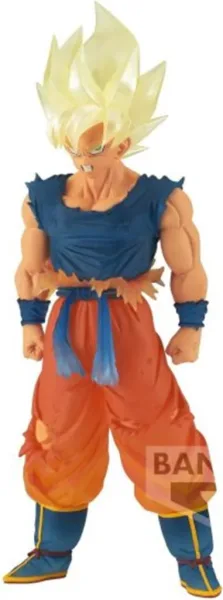 Figura banpresto dragon ball z clearise super saiyan son goku 17cm