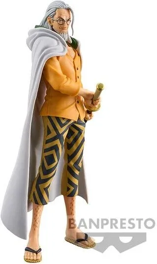 Figura banpresto one piece wanokuni dxf the grandline series silvers rayleigh 17cm