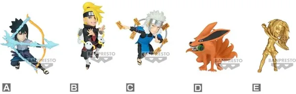 Figura banpresto naruto narutop99 world collectable figure vol.5