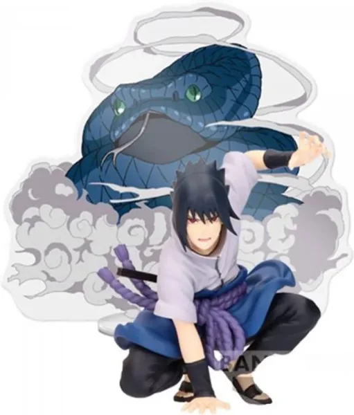 Figura banpresto naruto shippuden panel spectacle special sasuke uchiha 9cm