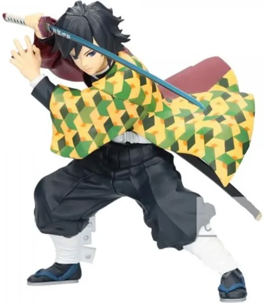 Figura banpresto demon slayer kimetsu no yaiba maximatic giyu tomioka 17cm