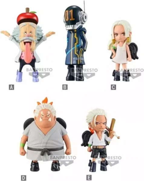 Figura banpresto one piece world collectable egg head 4 1 de 7cm unidad aleatoria