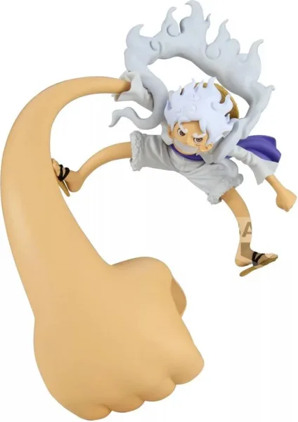 Figura banpresto one piece monkey d. luffy fl gear 5 vol.4 12cm