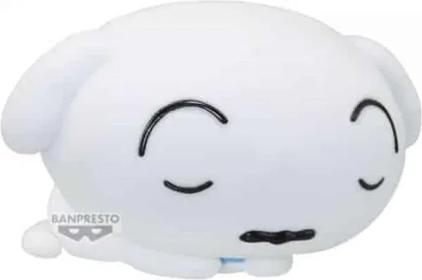 Figura banpresto crayon shinchan fluffy puffy shiro (nevado) ver.b 6cm