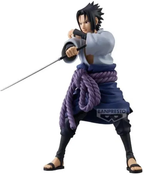 Figura banpresto naruto shippuden grandista sasuke uchiha 24cm
