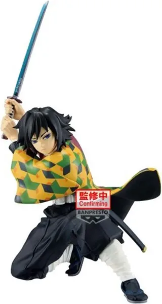 Figura banpresto demon slayer kimetsu no yaiba vibration stars giyu tomioka 11cm