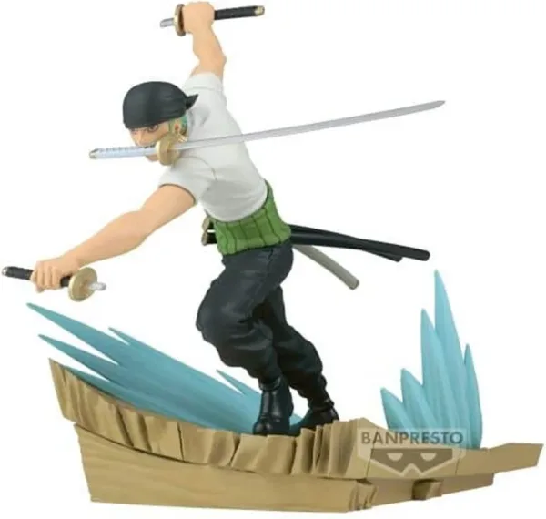 Figura banpresto one piece senkozekkei roronoa zoro 11cm