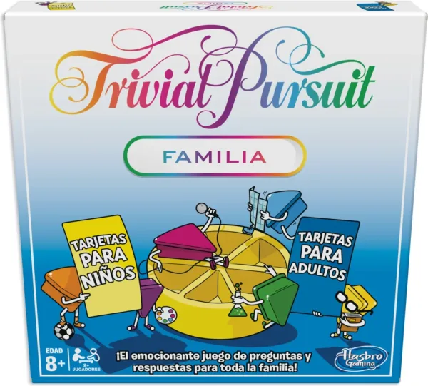 Juego de mesa trivial edición familia -  español