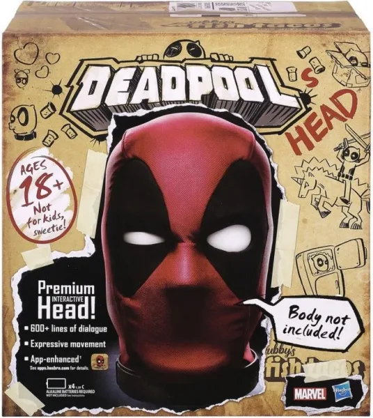 Replica marvel cabeza animatronica deadpool legends series
