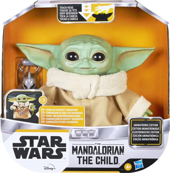 Star wars baby yoda animatrónico