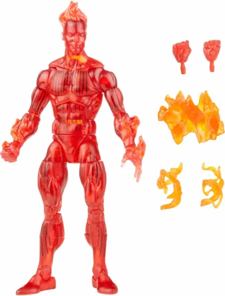 Figura hasbro antorcha humana 15 cm fantastic four marvel legends f03515l0