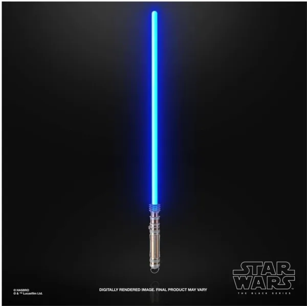 Replica hasbro 1:1 force x sable de luz leia organa black series