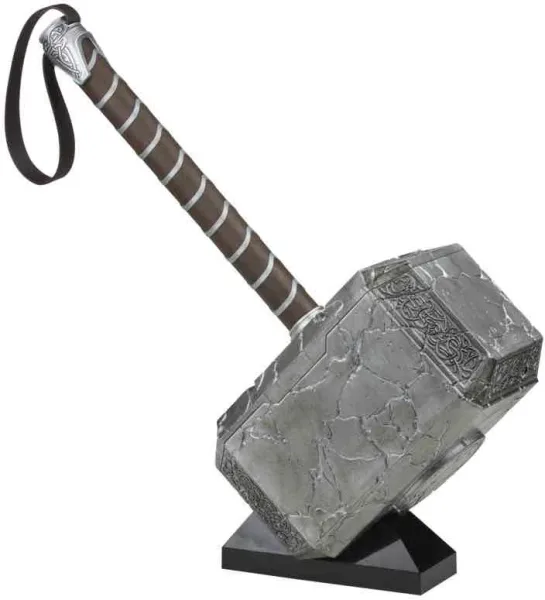 Replica hasbro mjolnir martillo electronico premium 1:1 mighty thor love and thunder