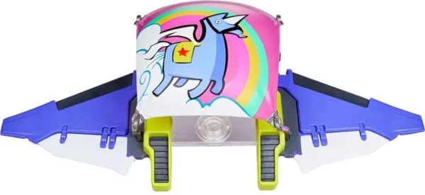 Figura hasbro fortnite victory royale glider vehiculo llamacorn express