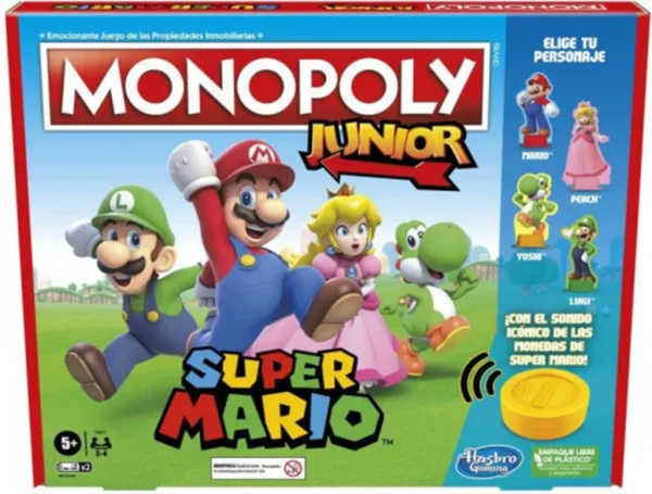 Juego de mesa monopoly jr super mario edition español