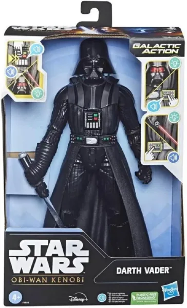 Figura electrónica hasbro star wars galactic action darth vader