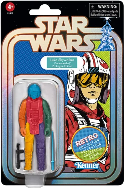 Figura hasbro retro collection star wars retro prototype luke skywalker