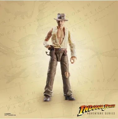 Figura hasbro indian jones adventure series -  indiana jones templo maldito