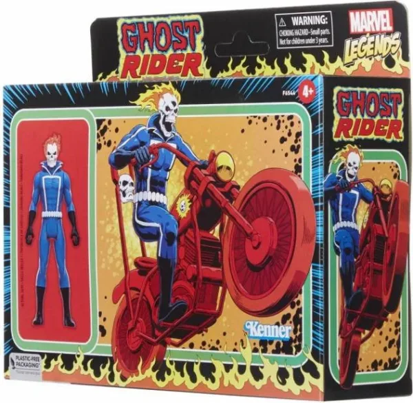 Figura hasbro marvel legends retro ghost rider